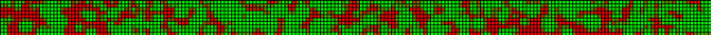 A simple visualization showing the amount of canopy cover for a study plot.